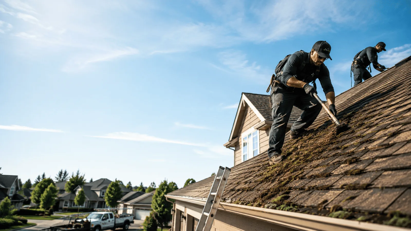 Roof Moss Removal in Mount Carroll, IL near me